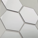 Kit 10 Espelhos Adesivos Decorativos Hexágonos