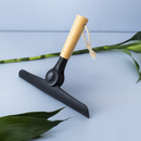 Rodo de Pia Dobrável com Cabo de Bambu Oikos Rodinho Preto