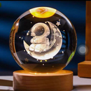 🌙 Luminária Decorativa Globo LED — Lua / Via Láctea / Sistema Solar