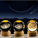 🌙 Luminária Decorativa Globo LED — Lua / Via Láctea / Sistema Solar