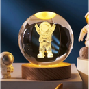 🌙 Luminária Decorativa Globo LED — Lua / Via Láctea / Sistema Solar