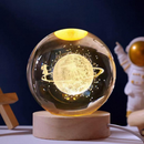 🌙 Luminária Decorativa Globo LED — Lua / Via Láctea / Sistema Solar