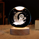 🌙 Luminária Decorativa Globo LED — Lua / Via Láctea / Sistema Solar