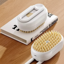 Escova Elétrica a Vapor 3 em 1 para Cães e Gato -  Remove Pelos, Massageia e Facilita a Higiene.   Mais praticidade na hora de cuidar do seu pet.