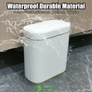 Lixeira Inteligente De Banheiro Estreito Cestos De Cozinha Com Sensor Automático Cesto，Saco De Lixo