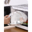 Tampa De Microondas Para Alimentos Com Válvula e Alça De Plastico 10x28cm Diâmetro