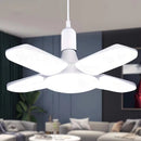 Luminária LED Dobrável 60W com 4 Pétalas Ajustáveis – Super Brilho