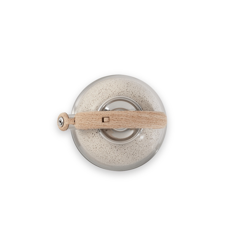 Chaleira de Apito com Indução - Brinox - Roma 2,7 litros - Cor Vanilla