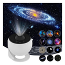 Luminaria 12 em 1 Projetor de Luz Noturna Estrela Galaxia 360 LED Girado Ceu Estrelado Espaco Lua Ws5807