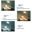 Luminária Abajur de Mesa LED Luz Recarregável Touch Haste Flexível Lâmpada De Estudo Sem Fio XZTD05