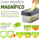 Fatiador de legumes cortador verduras multifuncional profissional em aço inoxidável 16 em 1
