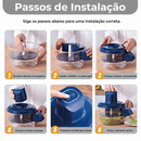 Descascador Elétrico De Alho E Uva Em Aço Inox Automático Prático